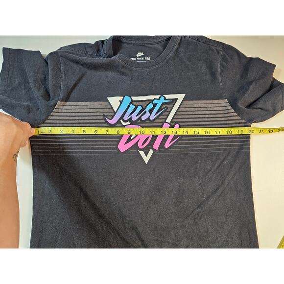 Vintage Nike 90s print retro spell out tee size medium unisex men women y2k ^ - Picture 5 of 6